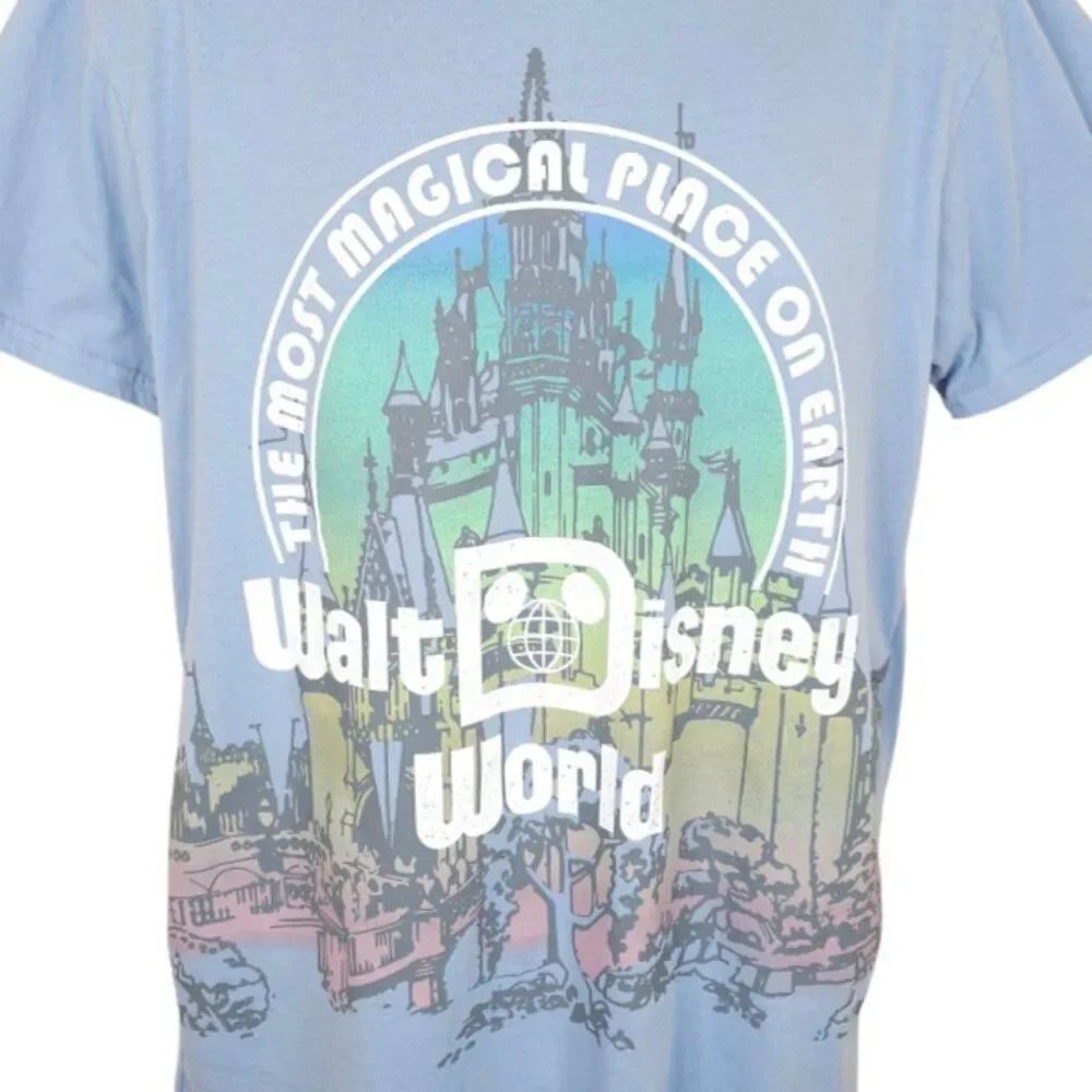 Walt Disney World T Shirt Mens Size Large Blue Most Magical Place On Earth